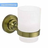 Стакан одинарный настенный (стекло) БРОНЗА ZERIX LR1306С (80 шт/ящ)